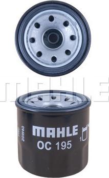 MAHLE OC 195 - Oil Filter onlydrive.pro