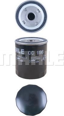 MAHLE OC 198 - Oil Filter onlydrive.pro