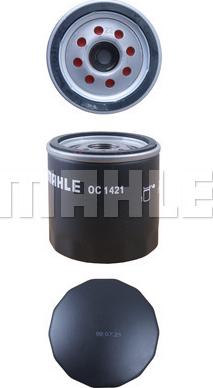 MAHLE OC 1421 - Oil Filter onlydrive.pro