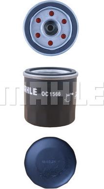 MAHLE OC 1566 - Oil Filter onlydrive.pro