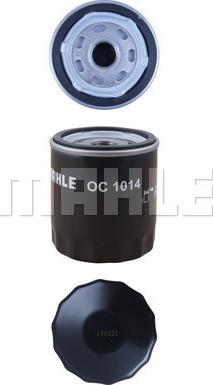 MAHLE OC 1014 - Õlifilter onlydrive.pro