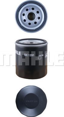 MAHLE OC 1291 - Oil Filter onlydrive.pro