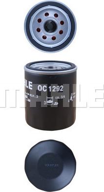 MAHLE OC 1292 - Oil Filter onlydrive.pro