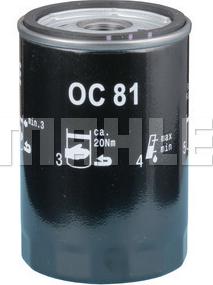 MAHLE OC 81 - Oil Filter onlydrive.pro