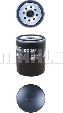 MAHLE OC 369 - Oil Filter onlydrive.pro