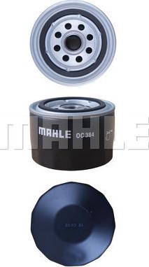 MAHLE OC 384 - Eļļas filtrs onlydrive.pro