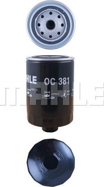 MAHLE OC 381 - Oil Filter onlydrive.pro