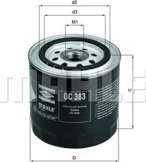 MAHLE OC 383 - Oil Filter onlydrive.pro
