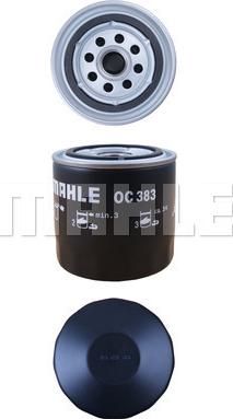 MAHLE OC 383 - Oil Filter onlydrive.pro