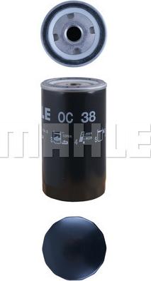 MAHLE OC 38 - Oil Filter onlydrive.pro