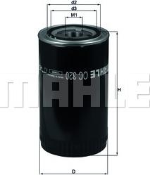 MAHLE OC 320 - Oil Filter onlydrive.pro