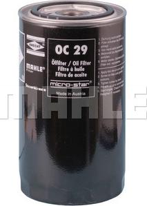 MAHLE OC 29 - Oil Filter onlydrive.pro