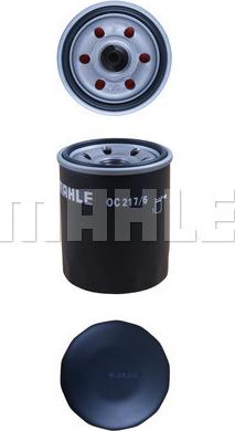 MAHLE OC 217/6 - Õlifilter onlydrive.pro