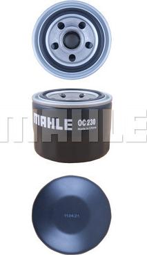 MAHLE OC 230 - Oil Filter onlydrive.pro