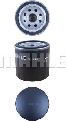 MAHLE OC 272 - Oil Filter onlydrive.pro