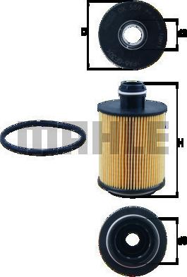 MAHLE OX 559D - Oil Filter onlydrive.pro