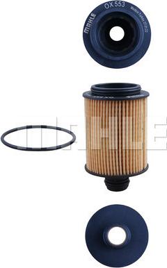 MAHLE OX 553D - Oil Filter onlydrive.pro