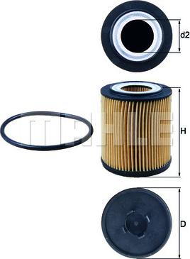 MAHLE OX 182D - Oil Filter onlydrive.pro