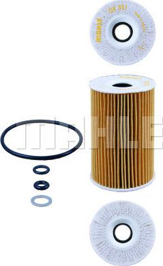 MAHLE OX 351D - Oil Filter onlydrive.pro