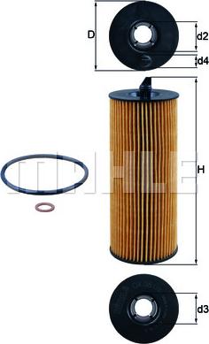 MAHLE OX 361/4D - Oil Filter onlydrive.pro