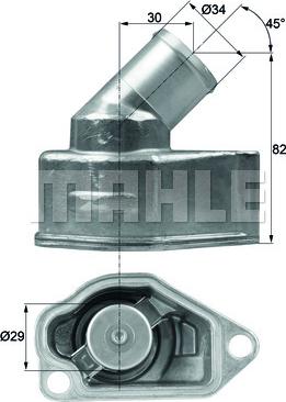 MAHLE TI 9 92 - Coolant thermostat / housing onlydrive.pro