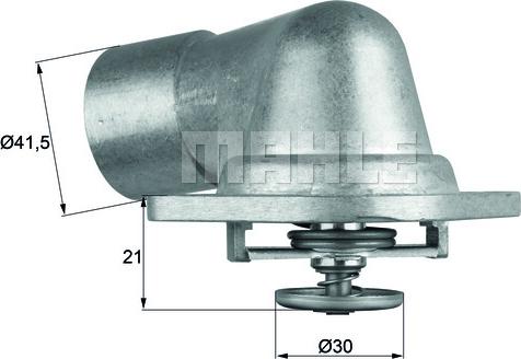 MAHLE TI 46 92D - Coolant thermostat / housing onlydrive.pro