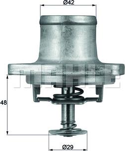 MAHLE TI 48 80D - Coolant thermostat / housing onlydrive.pro