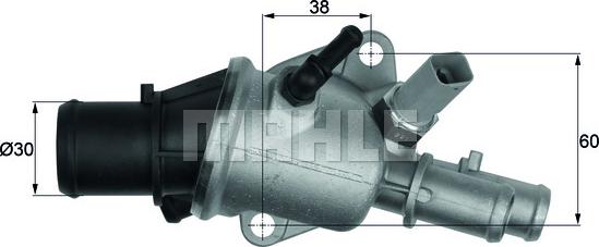 MAHLE TI 156 88 - Coolant thermostat / housing onlydrive.pro