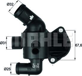 MAHLE TI 15 87 - Coolant thermostat / housing onlydrive.pro