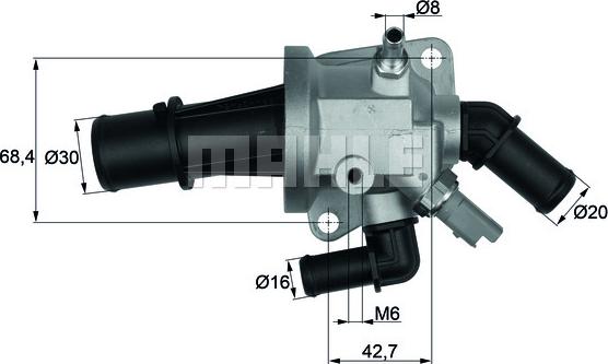 MAHLE TI 153 88 - Coolant thermostat / housing onlydrive.pro