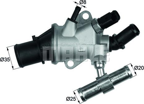 MAHLE TI 157 88 - Coolant thermostat / housing onlydrive.pro