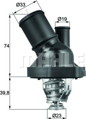 MAHLE TI 200 90 - Termostatas, aušinimo skystis onlydrive.pro