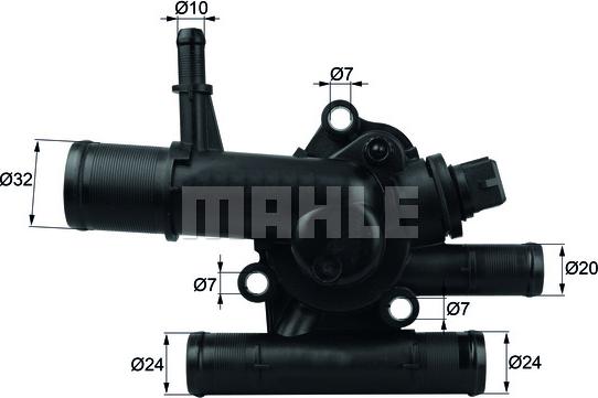 MAHLE TI 217 83 - Coolant thermostat / housing onlydrive.pro