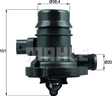 MAHLE TM 36 103 - Coolant thermostat / housing onlydrive.pro