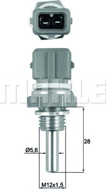 MAHLE TSE 19 - Sensor, coolant temperature onlydrive.pro