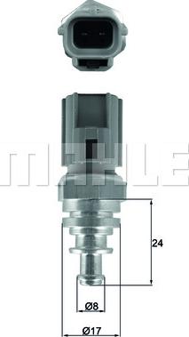 MAHLE TSE 29 - Devējs, Dzesēšanas šķidruma temperatūra onlydrive.pro