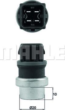 MAHLE TSE 24 - Sensor, coolant temperature onlydrive.pro