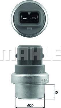 MAHLE TSE 23 - Sensor, coolant temperature onlydrive.pro