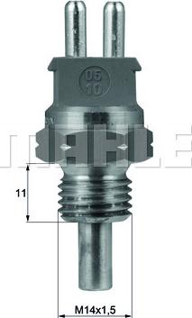 MAHLE TSE 2 - Siuntimo blokas, aušinimo skysčio temperatūra onlydrive.pro