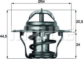 MAHLE TX 4 83D - Coolant thermostat / housing onlydrive.pro