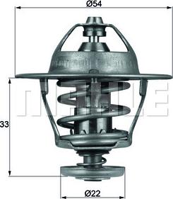 MAHLE TX 53 85D - Coolant thermostat / housing onlydrive.pro