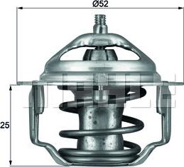 MAHLE TX 64 88 - Termostaat,Jahutusvedelik onlydrive.pro