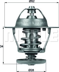 MAHLE TX 68 88D - Coolant thermostat / housing onlydrive.pro