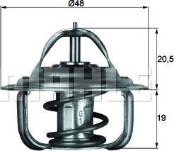 MAHLE TX 1 92 D - Coolant thermostat / housing onlydrive.pro