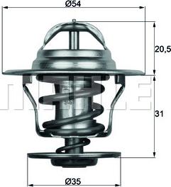 MAHLE TX 15 87 D - Coolant thermostat / housing onlydrive.pro