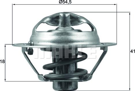 MAHLE TX 162 82D - Termostaatti, jäähdytysneste onlydrive.pro