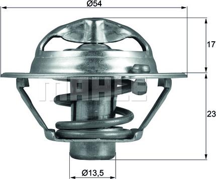 MAHLE TX 118 82D - Coolant thermostat / housing onlydrive.pro