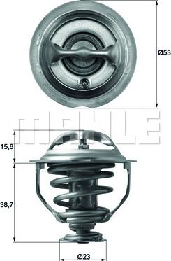 MAHLE TX 117 95D - Termostatas, aušinimo skystis onlydrive.pro