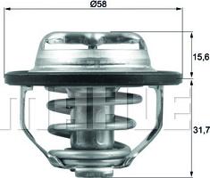 MAHLE TX 122 82 - Coolant thermostat / housing onlydrive.pro