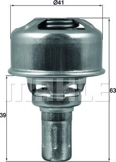 MAHLE TX 174 86 - Coolant thermostat / housing onlydrive.pro